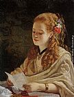 William Maw Egley The Letter painting